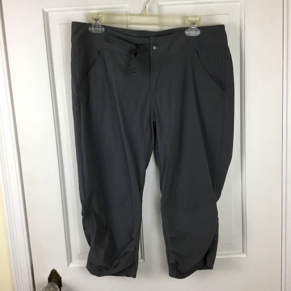 Prana Grey Jasmine Knicker Capri Hiking Pants 10 - Picture 2 of 10